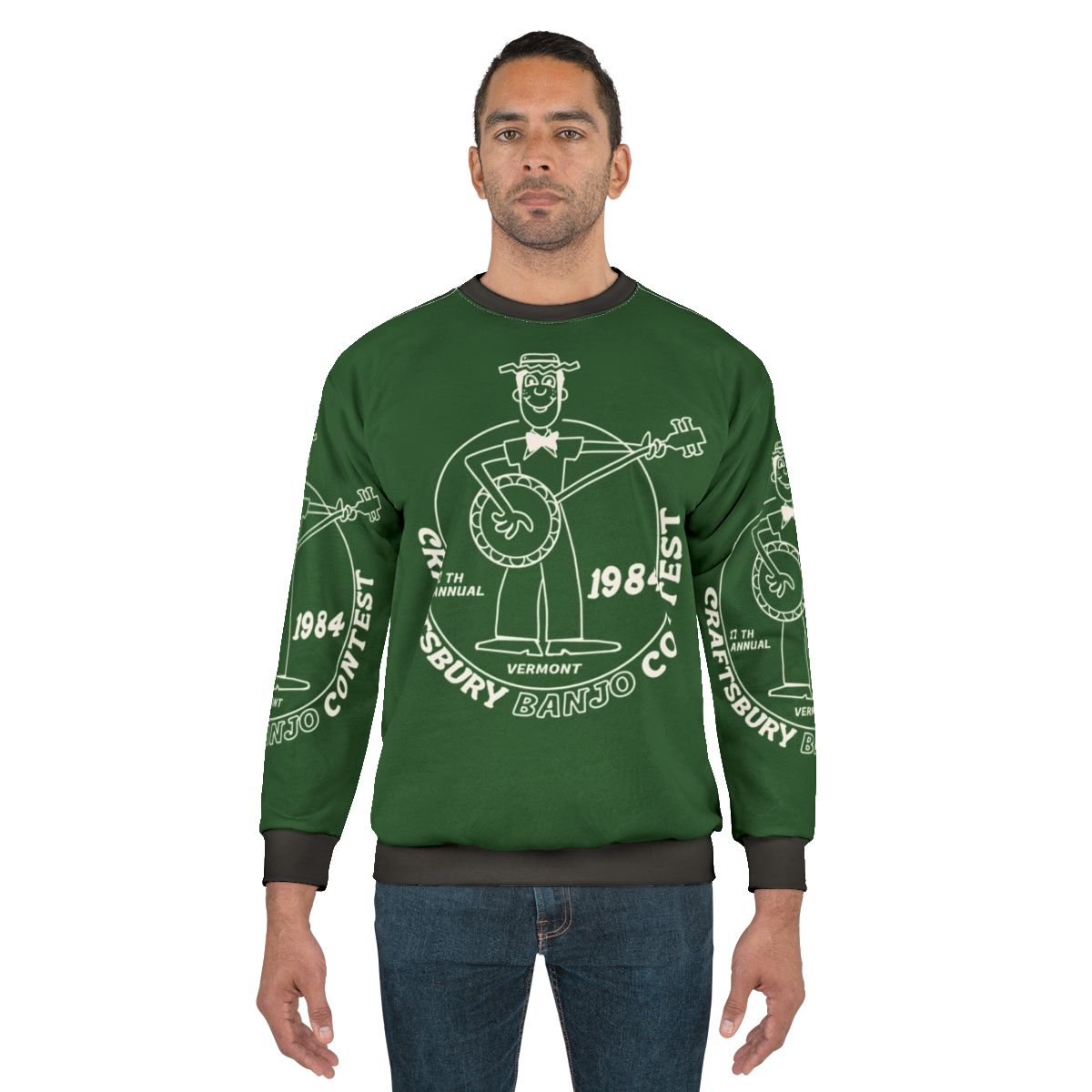 Vintage 1984 Craftsbury Banjo Contest Sweatshirt
