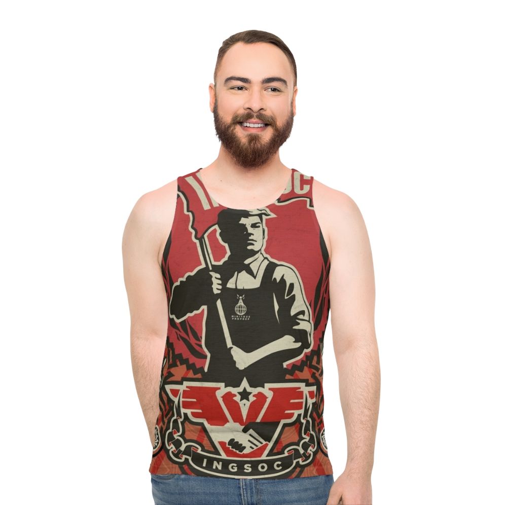 Unisex 1984 Ingsoc Propaganda Tank Top
