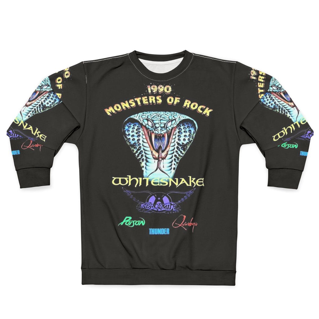 Vintage 1990 Monsters of Rock Poster Sweatshirt