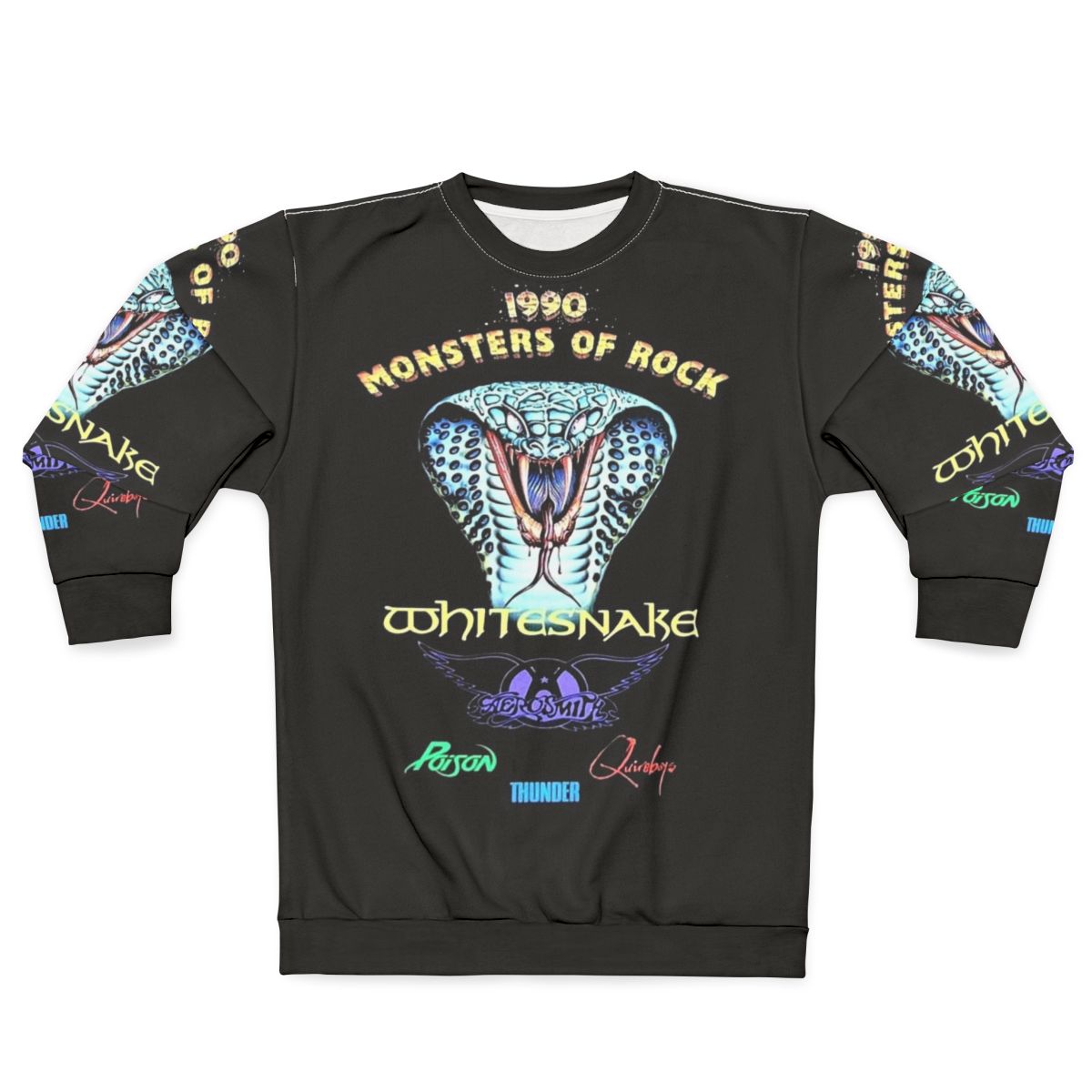 Vintage 1990 Monsters of Rock Poster Sweatshirt