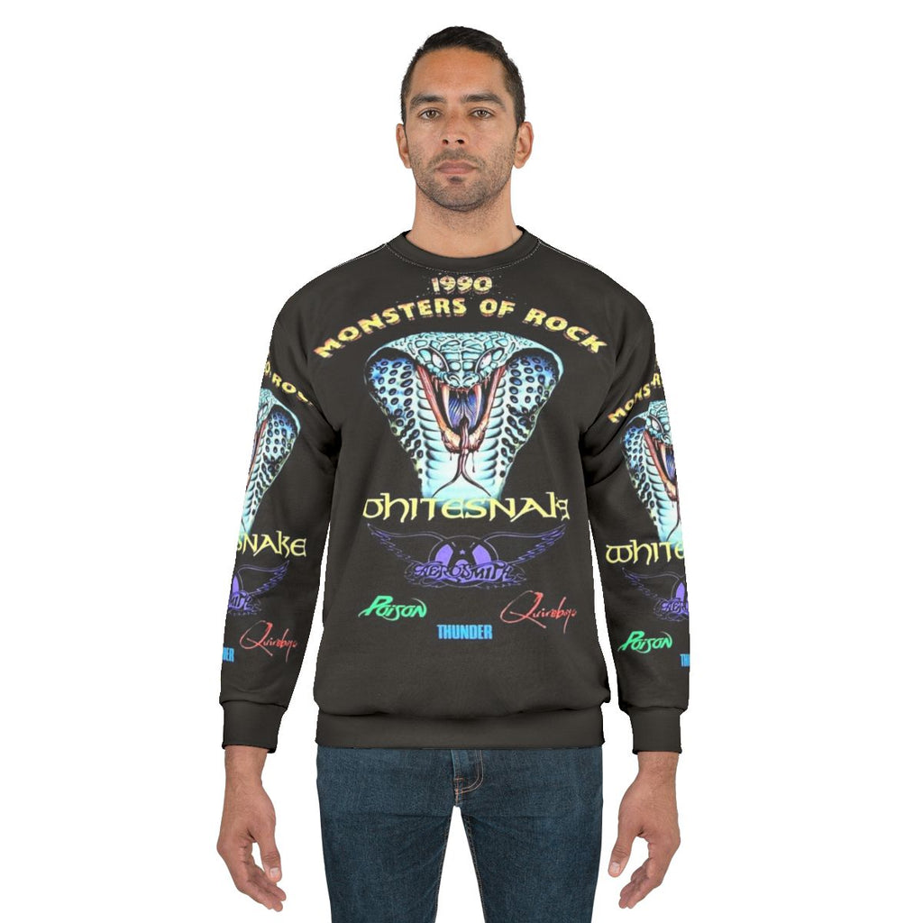 Vintage 1990 Monsters of Rock Poster Sweatshirt