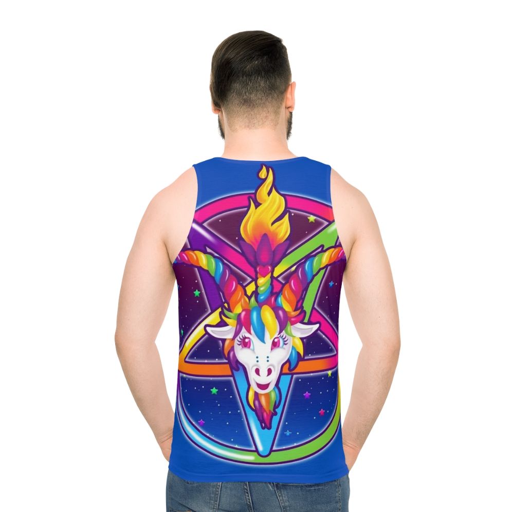 1997 Rainbow Neon Baphomet Unisex Tank Top