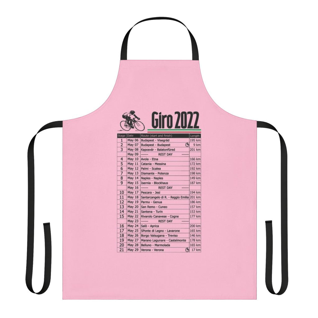 2022 Giro d'Italia Cycling Apron with Cycling Gear and Cycling Team Logos