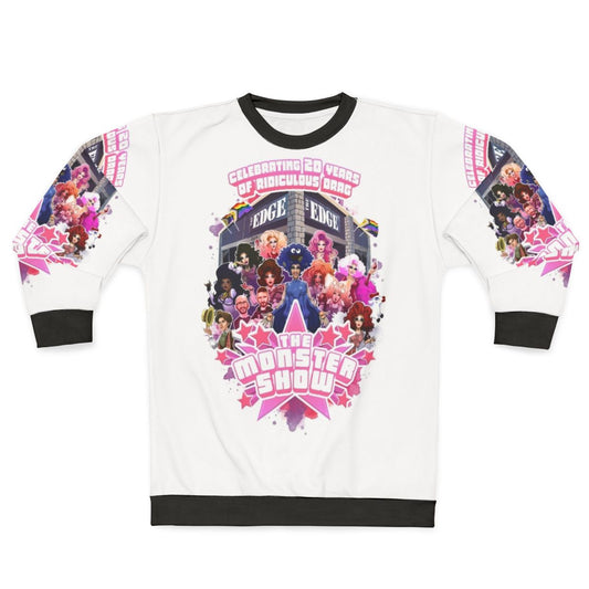 20th Anniversary Drag Show Sweatshirt with LGBTQ Pride Design