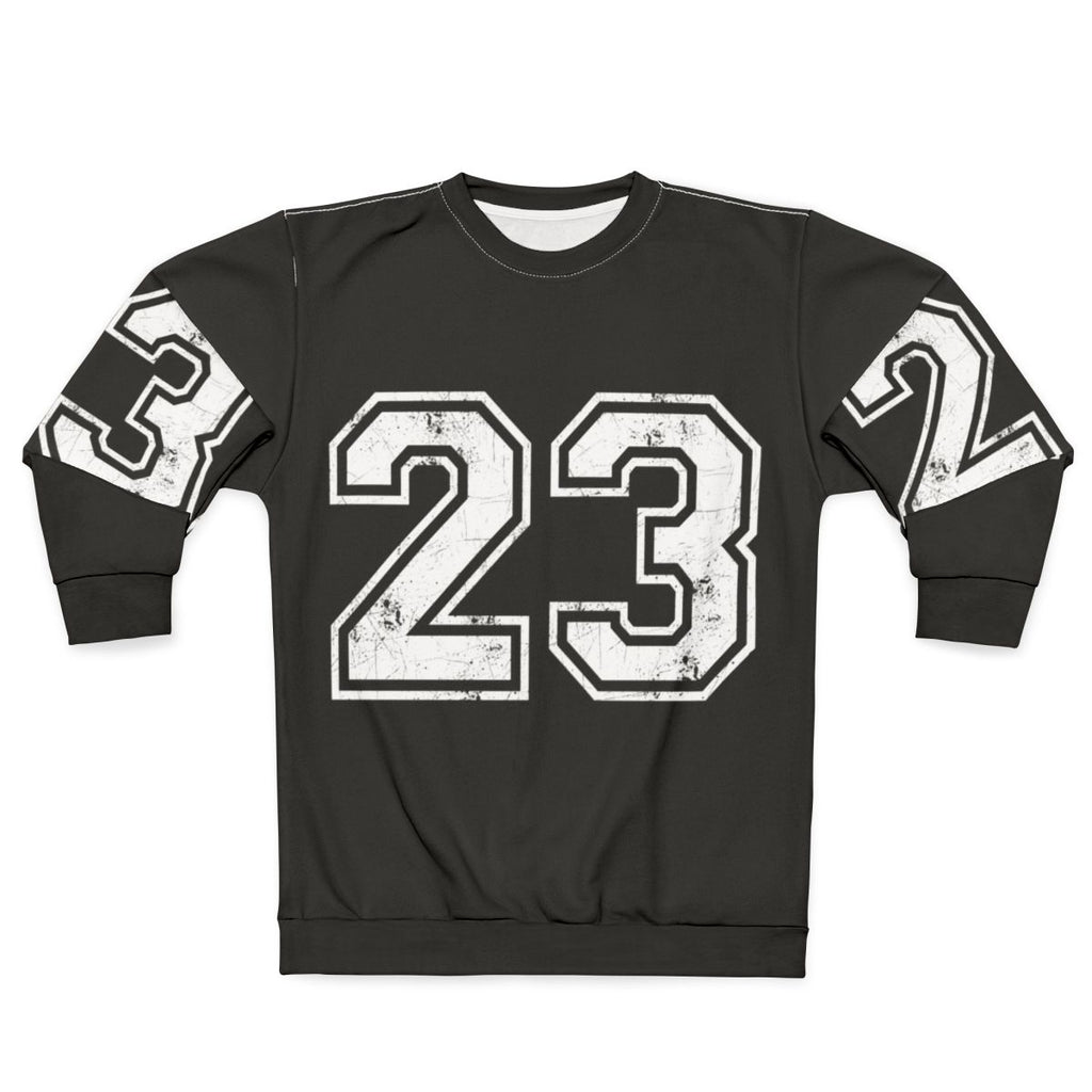 Basketball Jersey Sweatshirt with Number 23