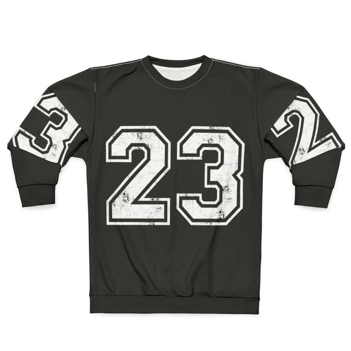 Basketball Jersey Sweatshirt with Number 23