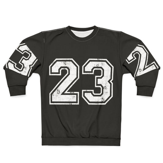 Basketball Jersey Sweatshirt with Number 23
