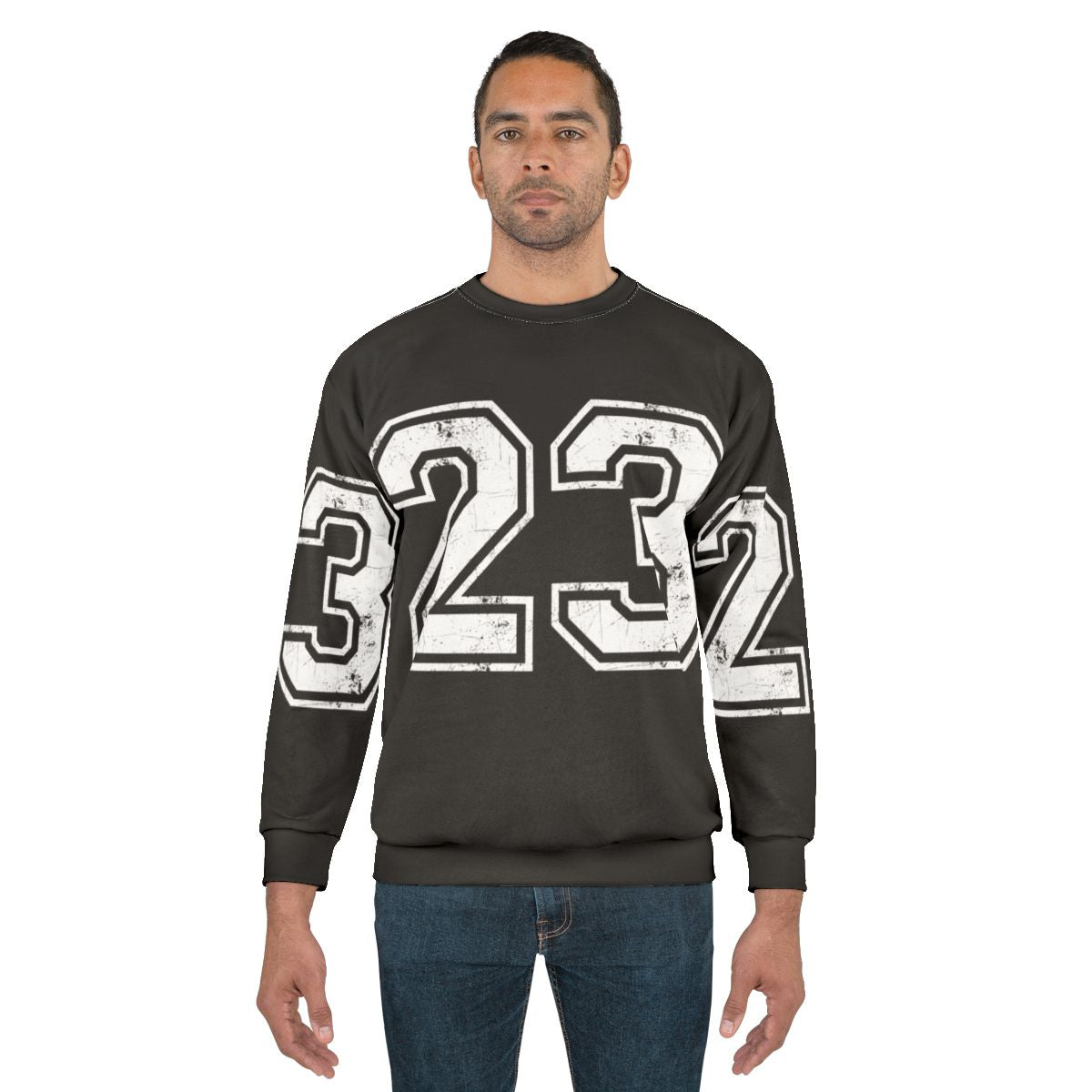 Basketball Jersey Sweatshirt with Number 23