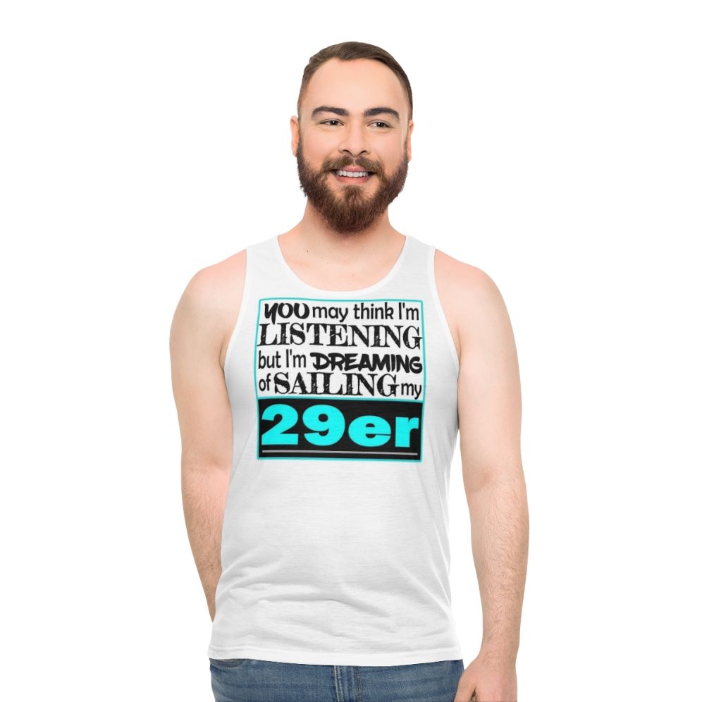 29er sailing unisex tank top