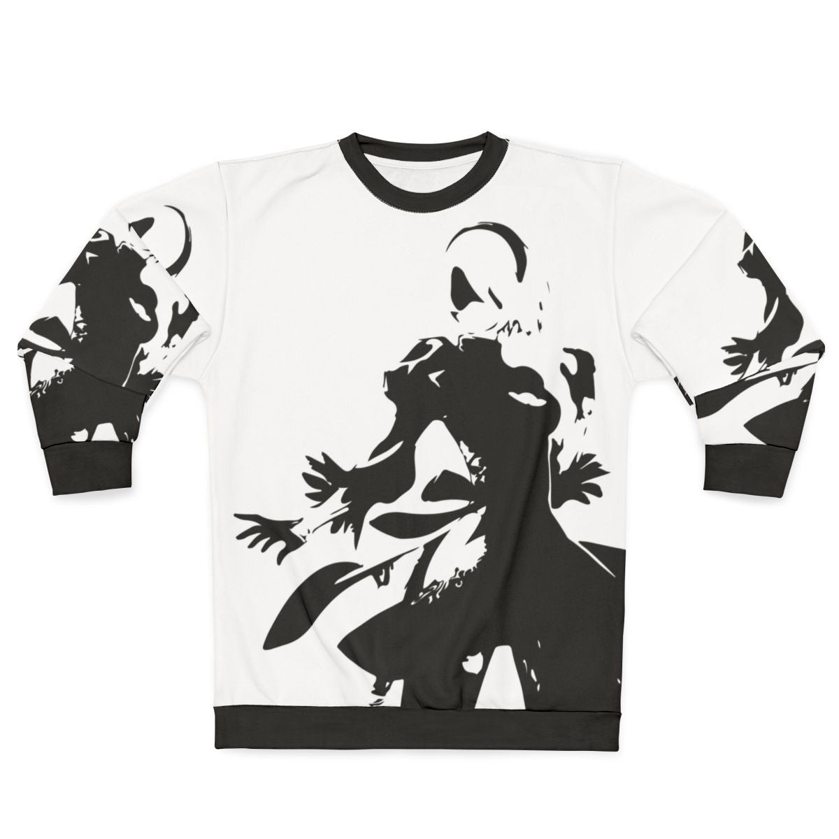 2B Silhouette Sweatshirt - Nier Automata Inspired Clothing