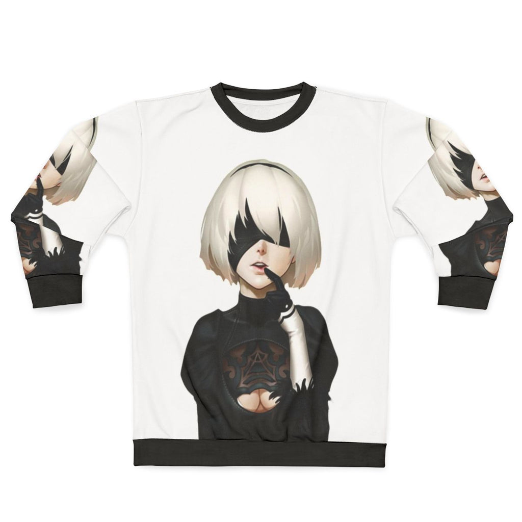 2B Sweatshirt - Nier Automata Inspired Gaming Apparel