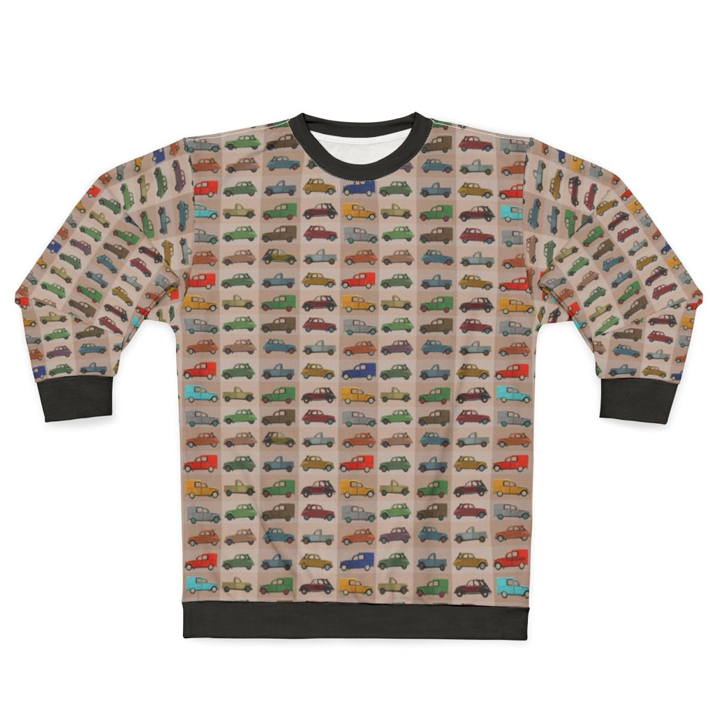 Vintage Citroën 2CV Pattern Sweatshirt