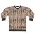 Vintage Citroën 2CV Pattern Sweatshirt
