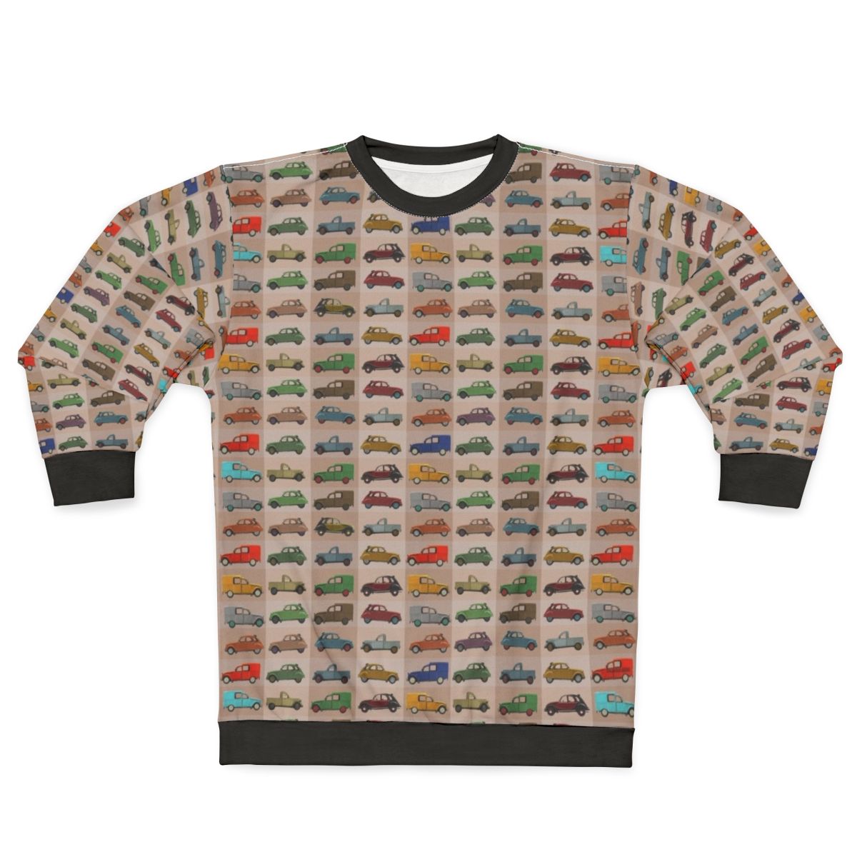 Vintage Citroën 2CV Pattern Sweatshirt