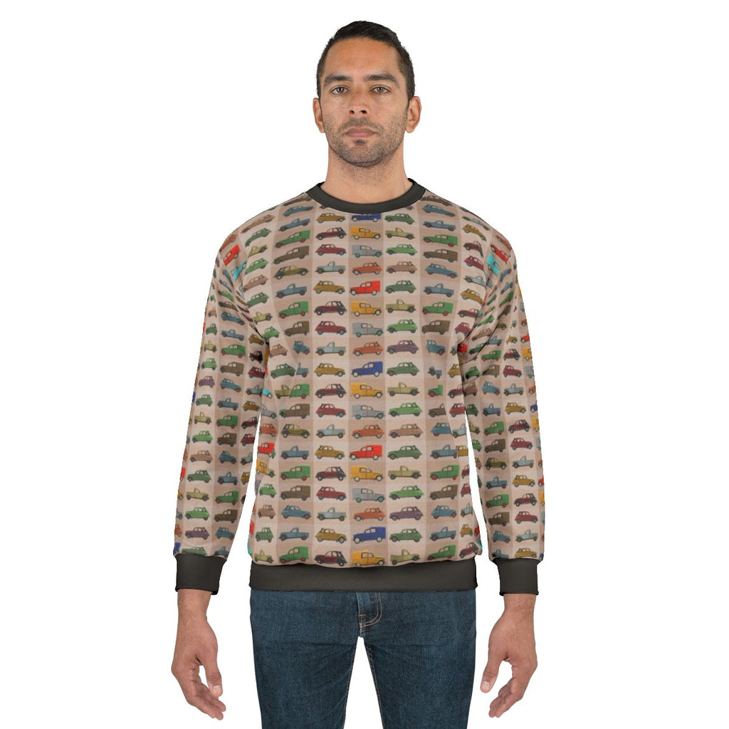 Vintage Citroën 2CV Pattern Sweatshirt