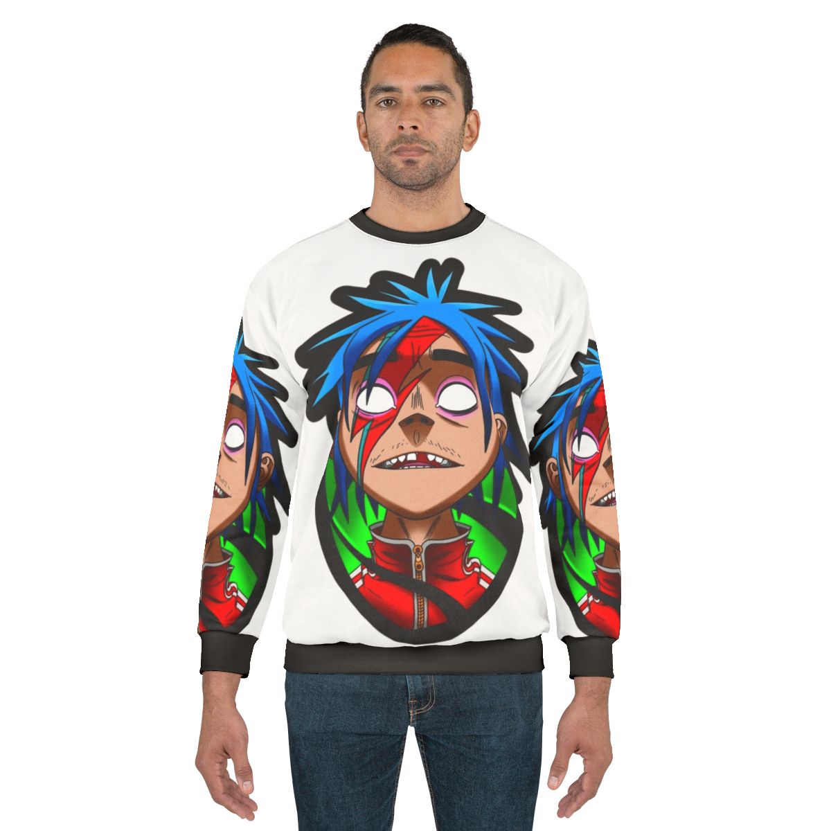 2D Sweatshirt with Vibrant Pop Art Design