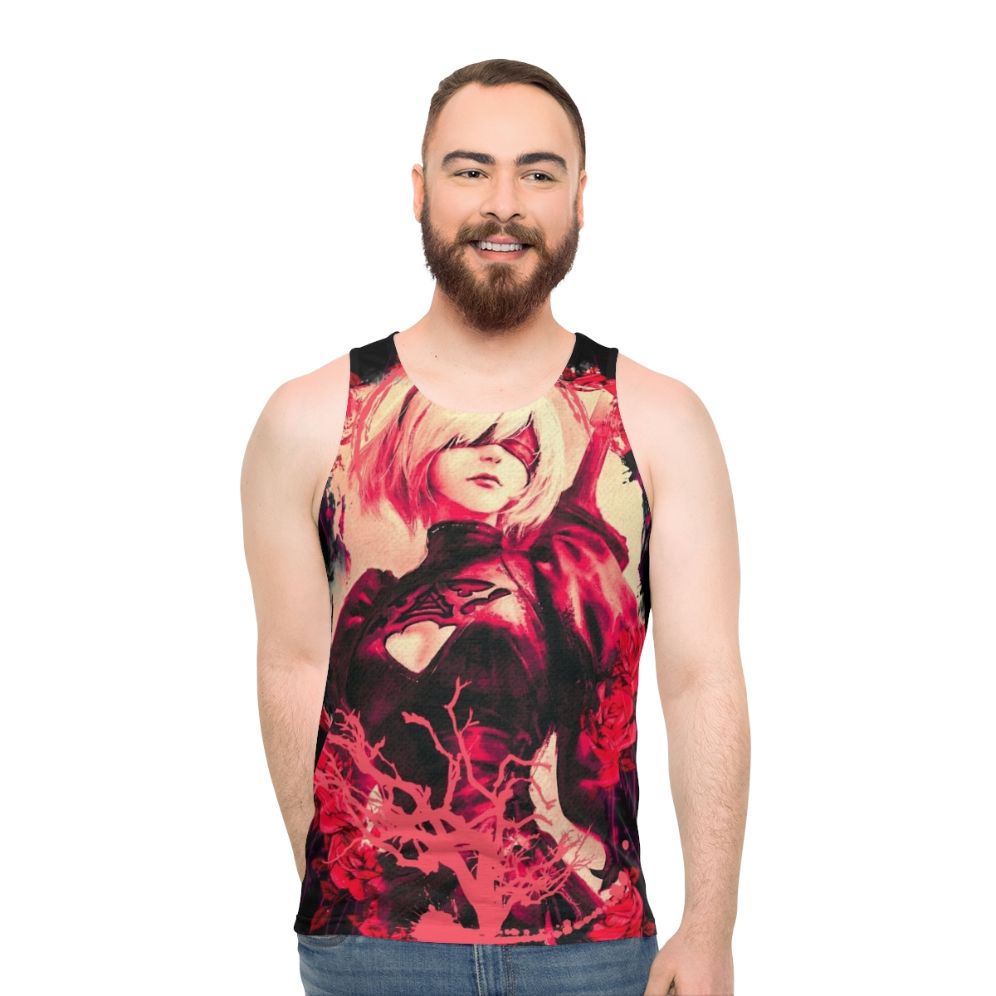 2B Nier Automata Anime Girl Unisex Tank Top