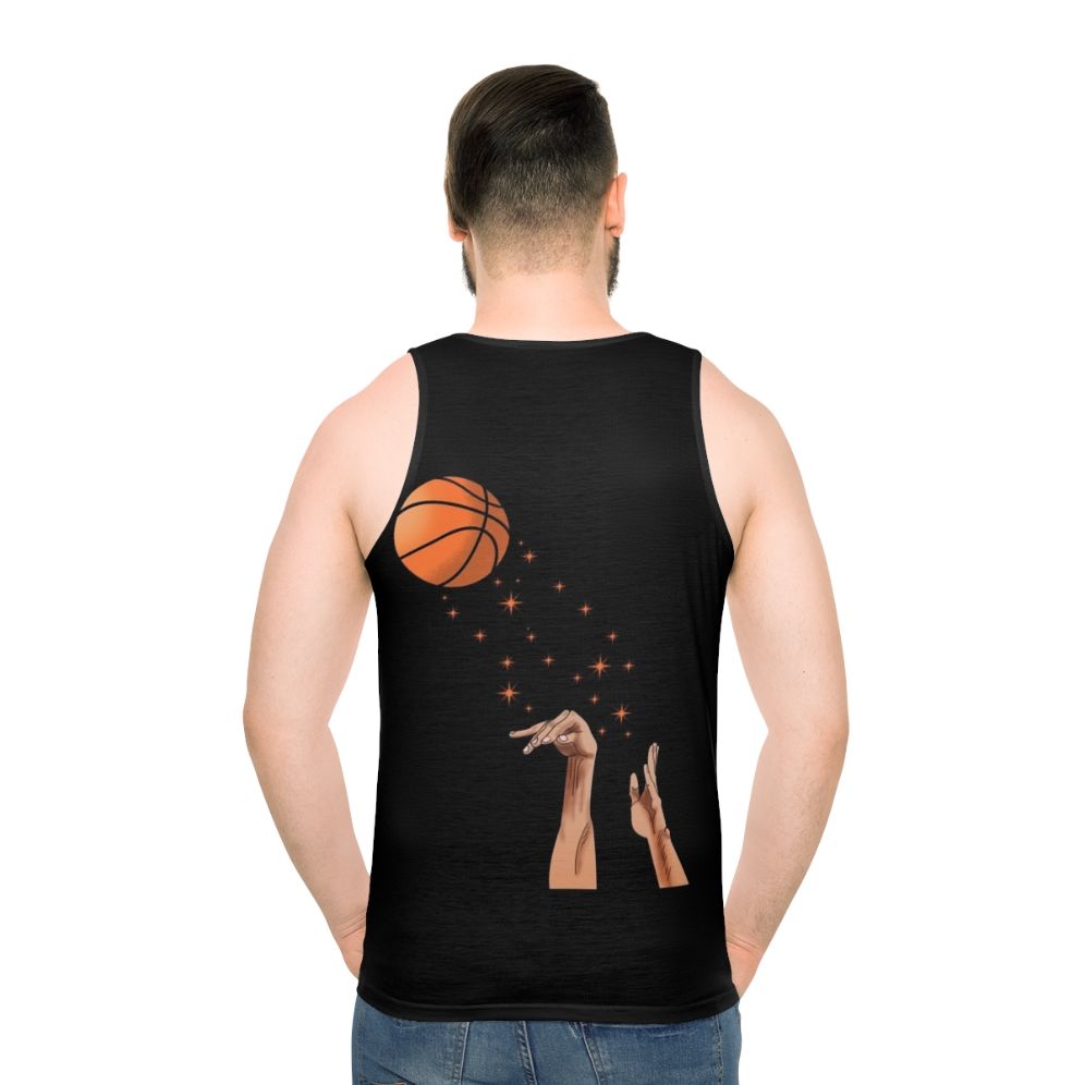 3 point basketball tank top