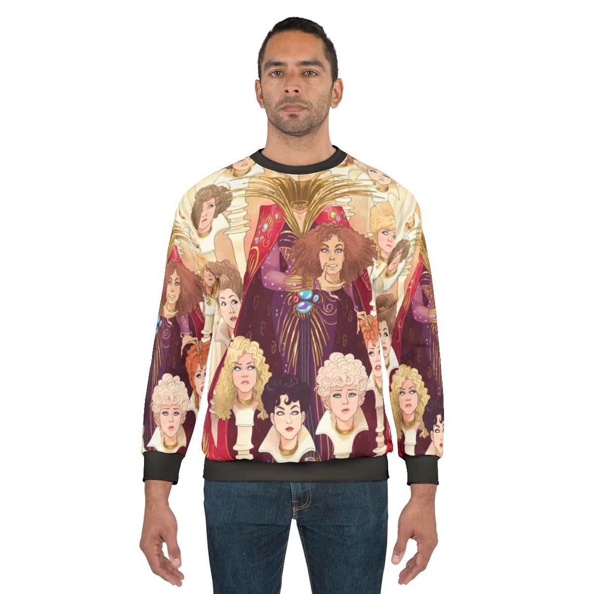 Vintage 30 Looks Sweatshirt featuring fantasy art and 80s style