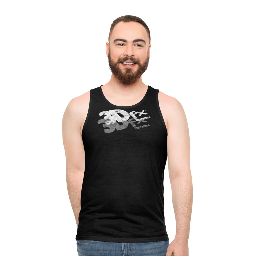 3Dfx Voodoo graphics chip unisex tank top