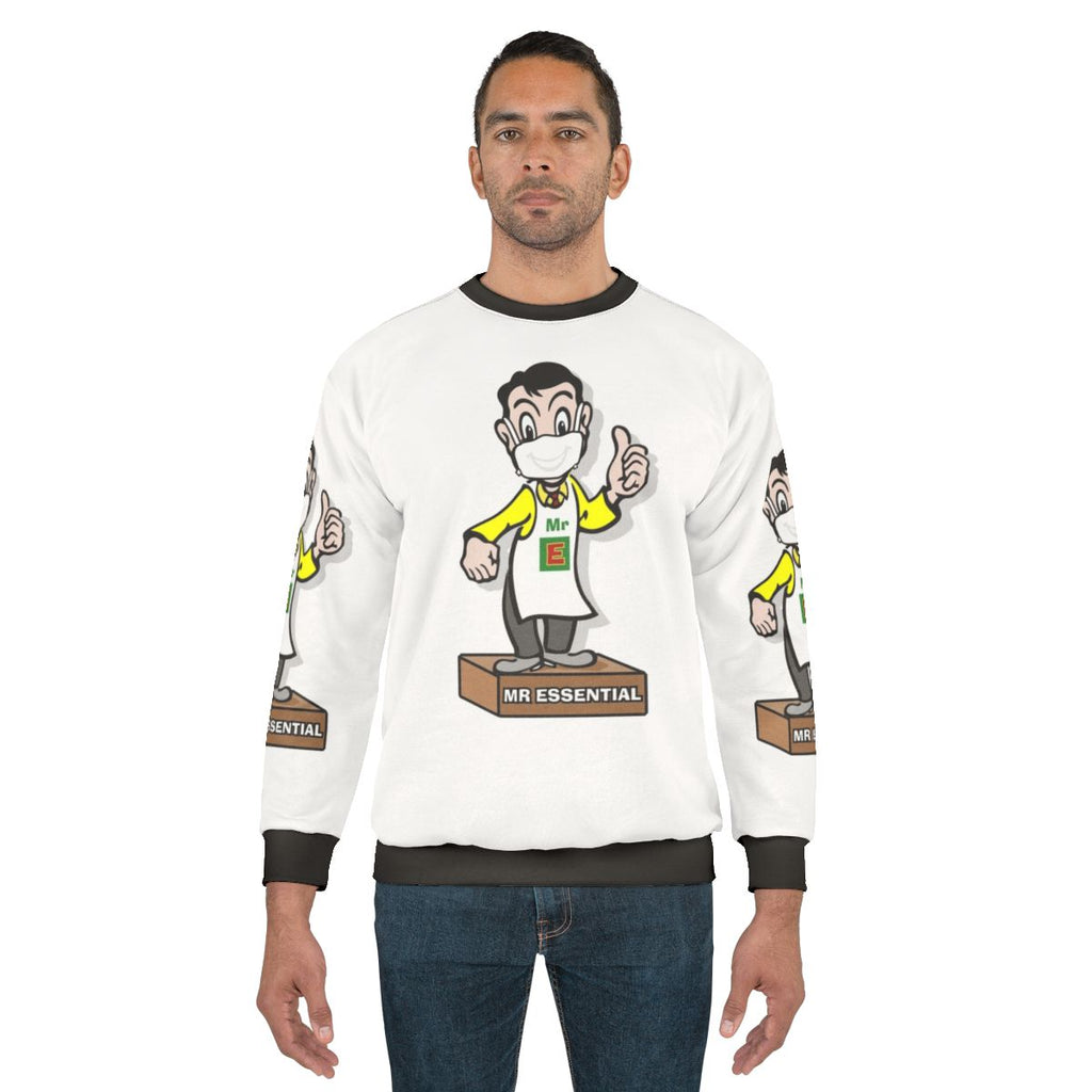 4 Square Essential Worker COVID-19 Sweatshirt