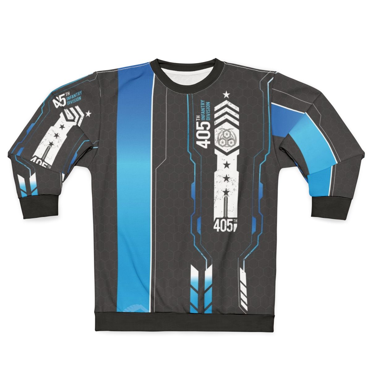 405th Tech Dress Sweatshirt with Halo Spartan Armor and Master Chief Design