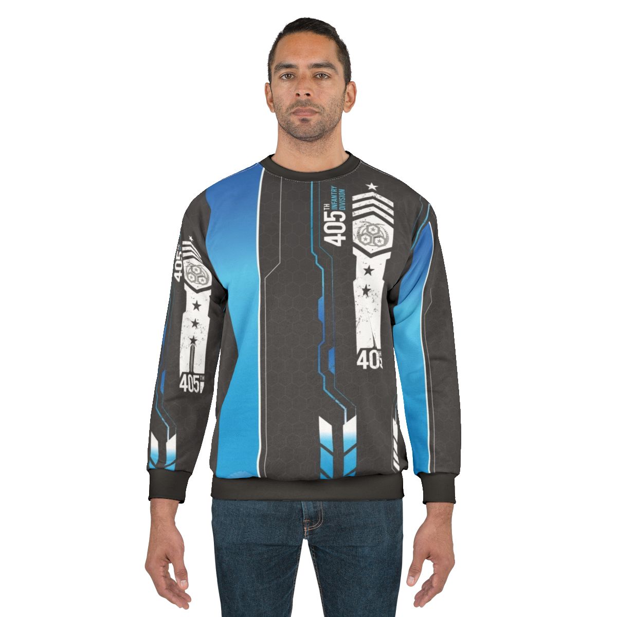 405th Tech Dress Sweatshirt with Halo Spartan Armor and Master Chief Design