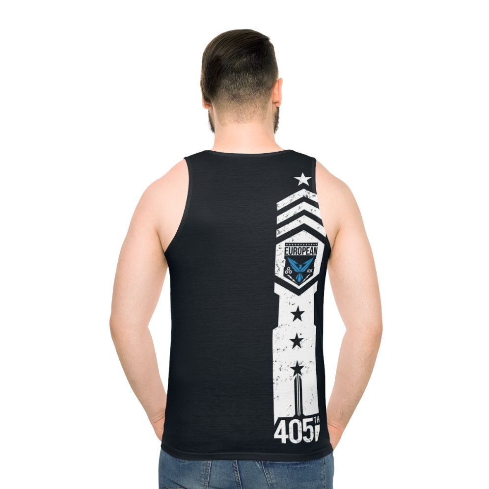405th European Regiment Halo Spartan Soldier Unisex Tank Top