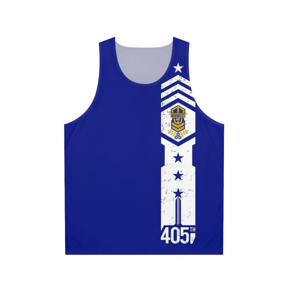 405th Midwest Regiment Unisex Halo Spartan Tank Top