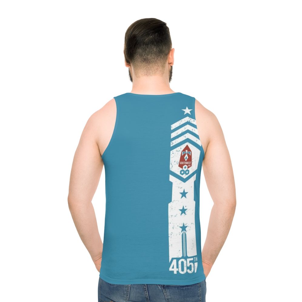 405th Southwest Regiment Halo Spartan Unisex Tank Top