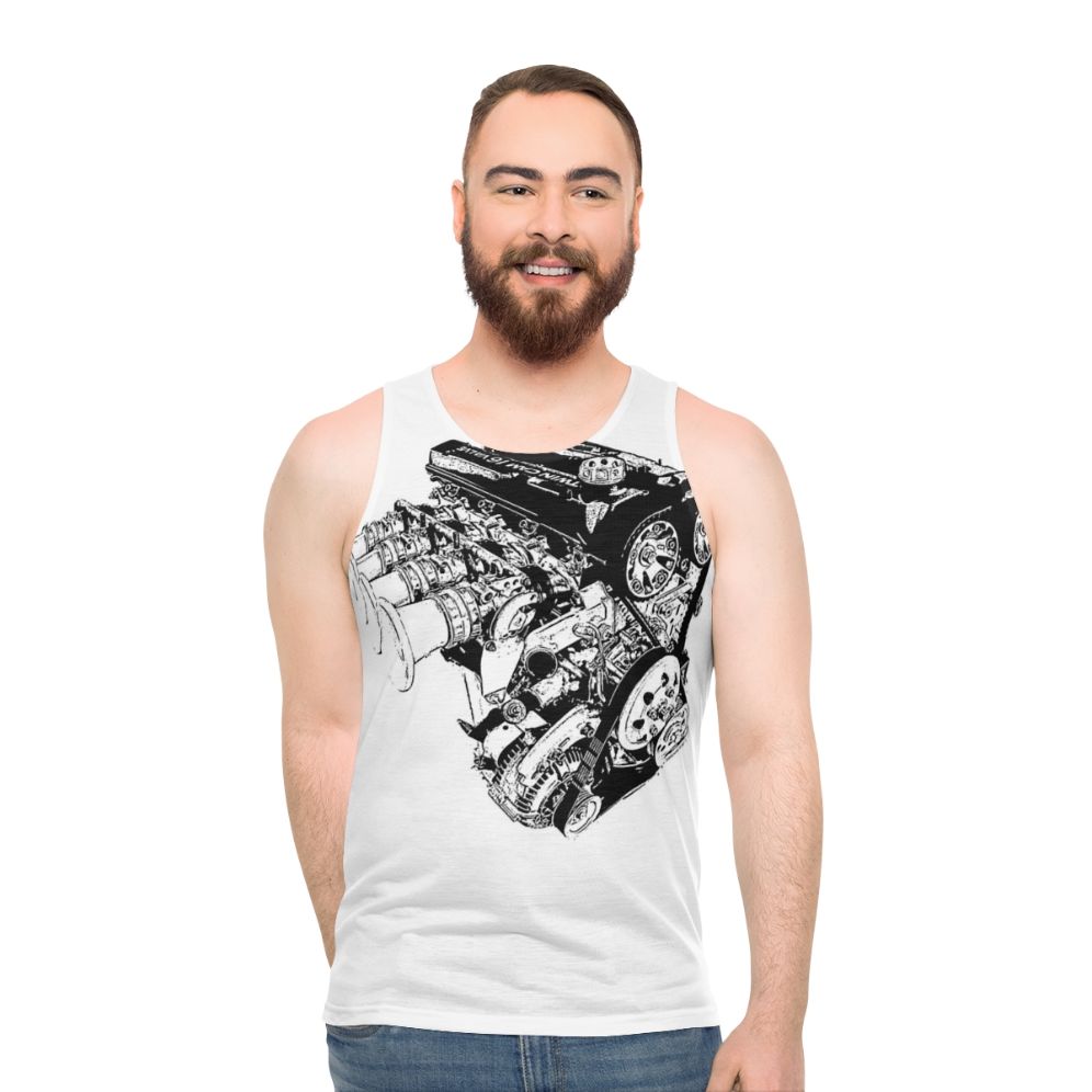 4Age Racing Engine Motor Unisex Sports Tank Top