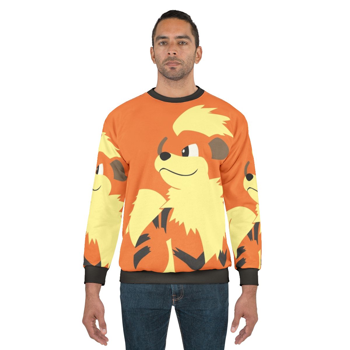 Growlithe Pokemon Anime Sweatshirt