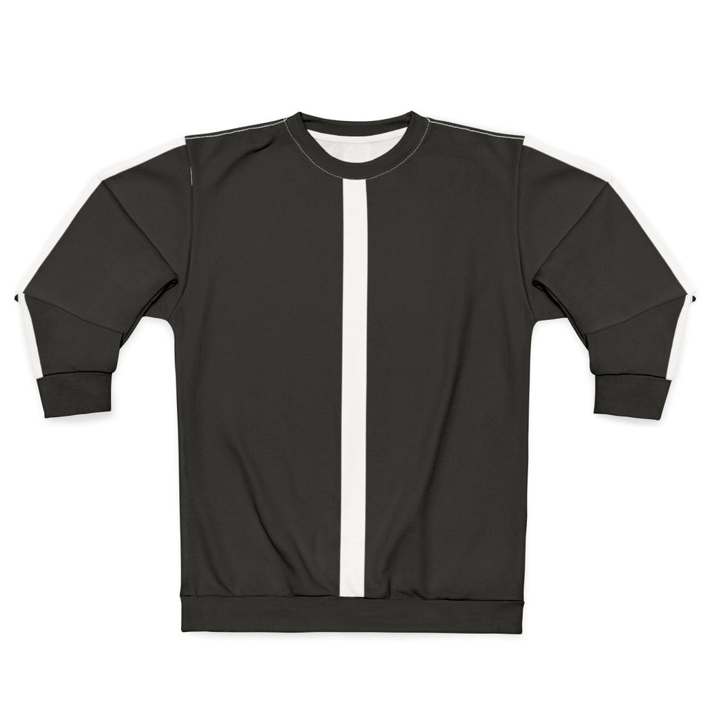 Retro 60s mod black and white sweatshirt