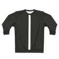 Retro 60s mod black and white sweatshirt