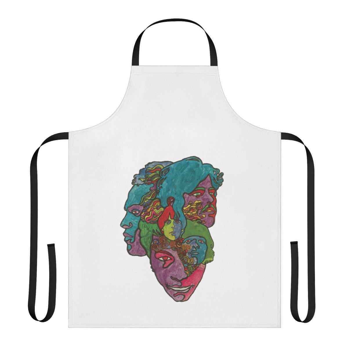 Apron featuring the iconic psychedelic album art from the 1960s classic rock album Forever Changes