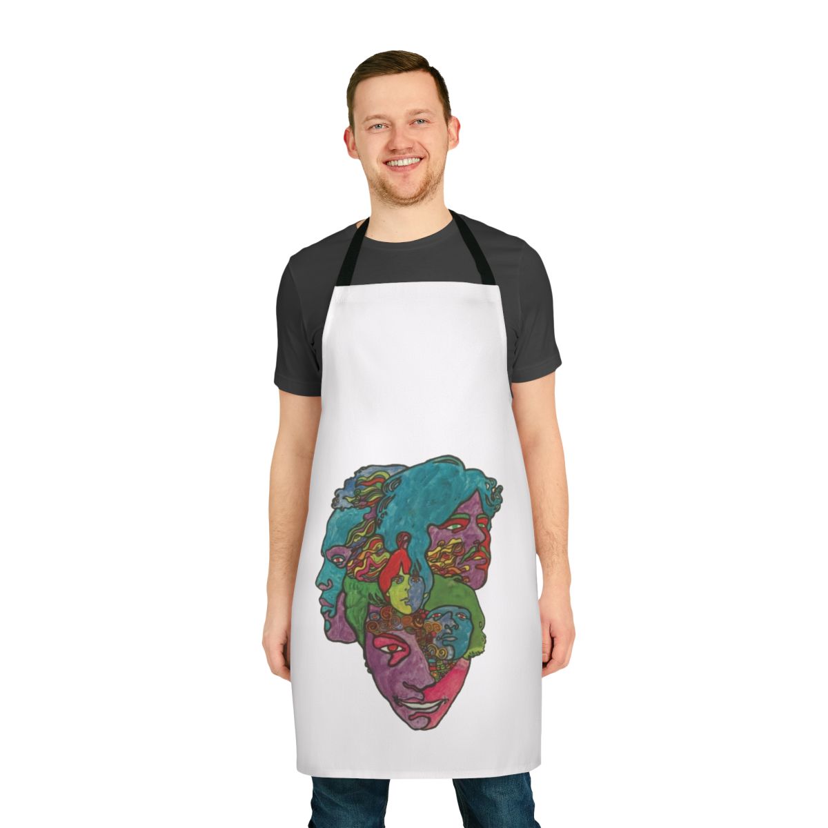 Apron featuring the iconic psychedelic album art from the 1960s classic rock album Forever Changes