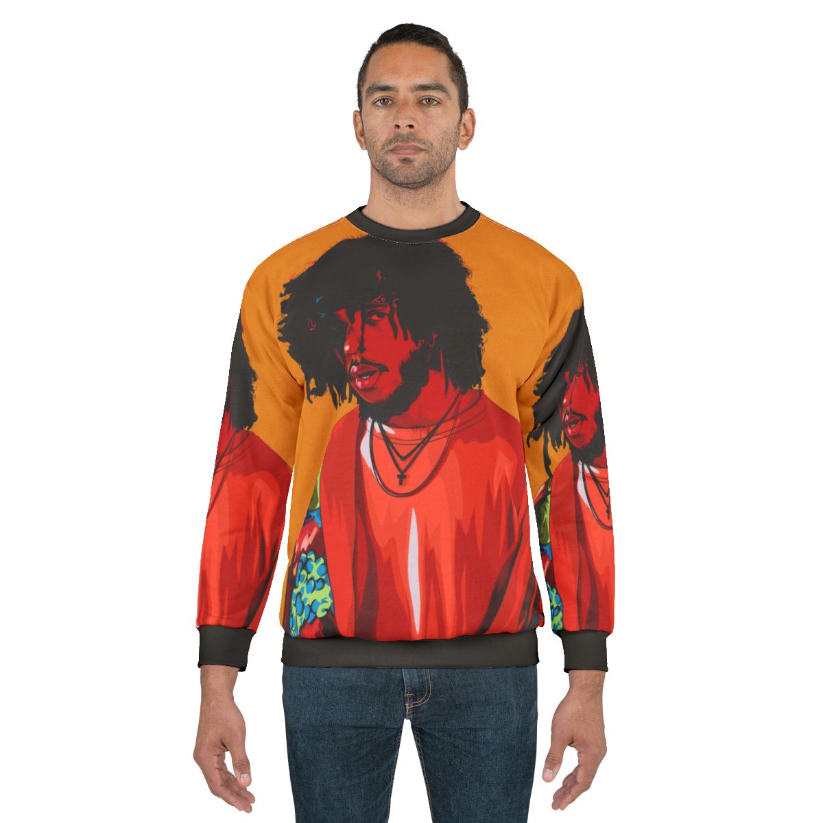 6LACK Bear Graphic Sweatshirt