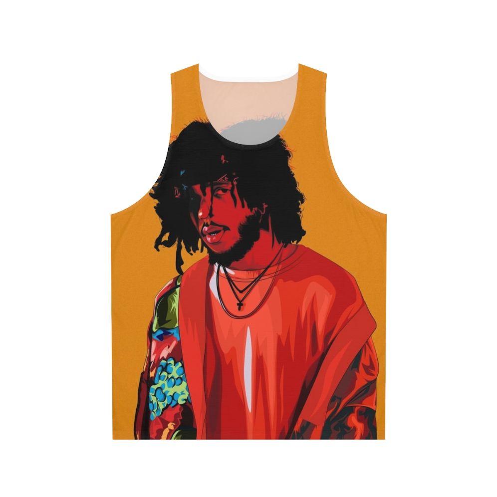 6Lack Unisex Tank Top with Graphic Design