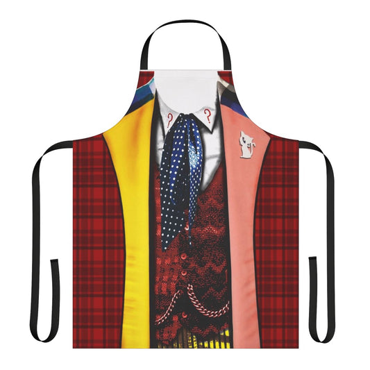 6th Doctor Inspired Apron with Iconic Costume Colors and Design