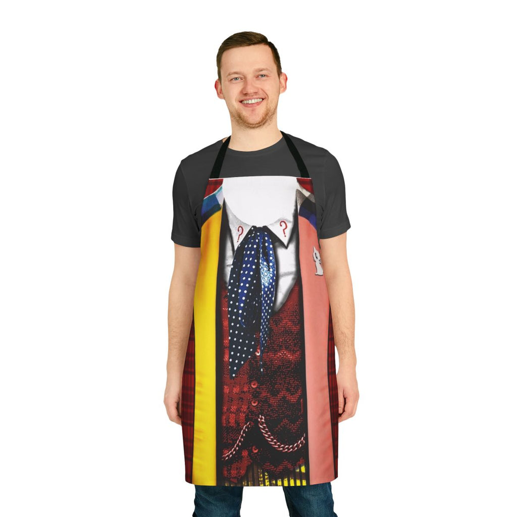 6th Doctor Inspired Apron with Iconic Costume Colors and Design