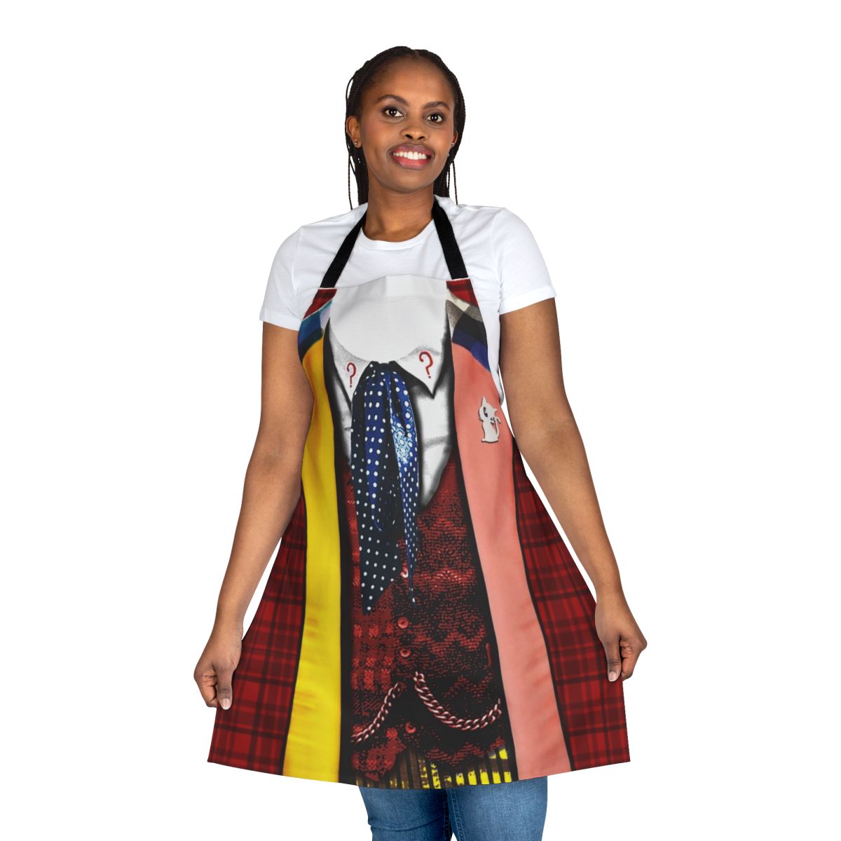 6th Doctor Inspired Apron with Iconic Costume Colors and Design