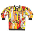 Iconic 70s retro sweatshirt with glamorous vintage style