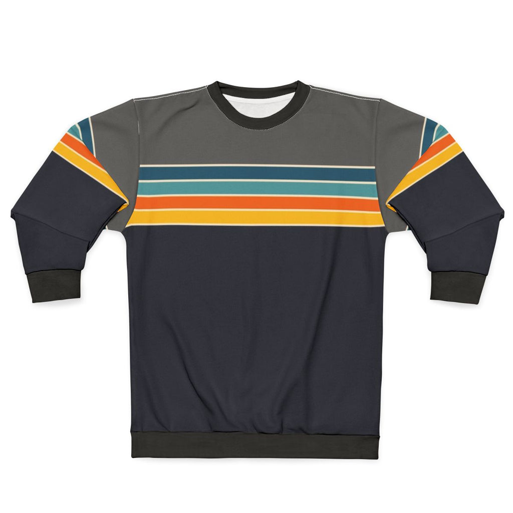 Vintage 70s retro striped sweatshirt