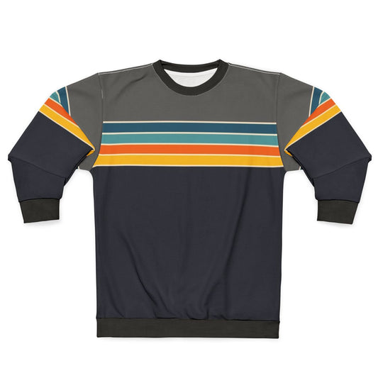 Vintage 70s retro striped sweatshirt