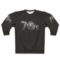 Retro 70s disco ball graphic sweatshirt