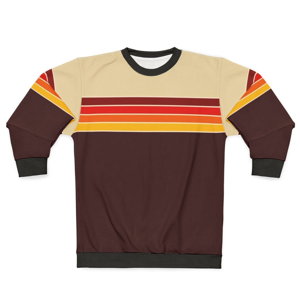 70s vintage retro stripes sweatshirt