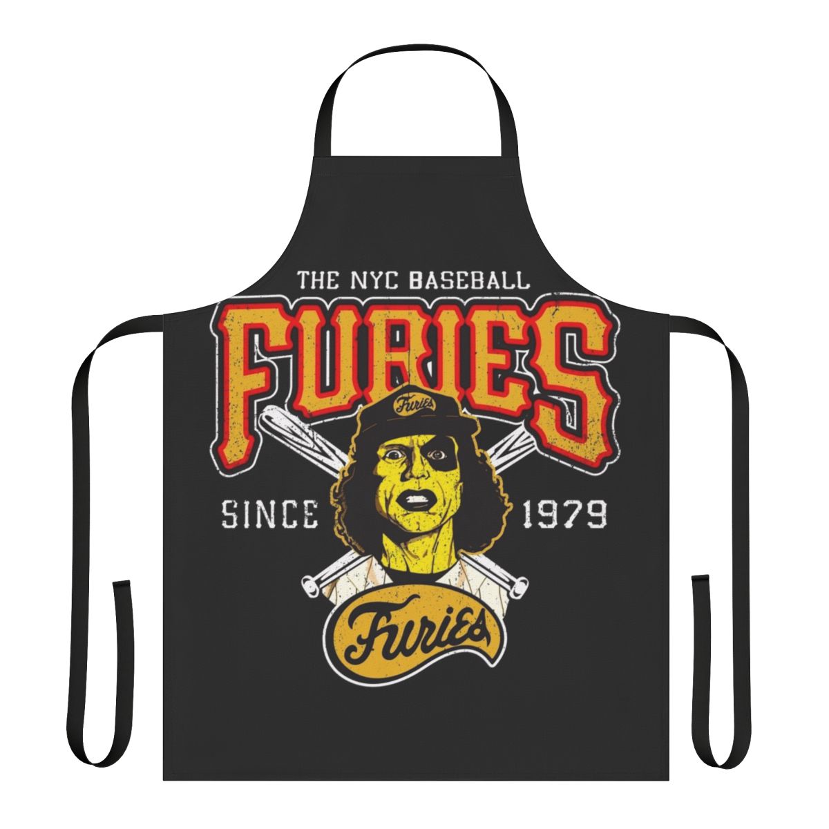Apron featuring the iconic Baseball Furies gang from the 1970s cult classic film The Warriors