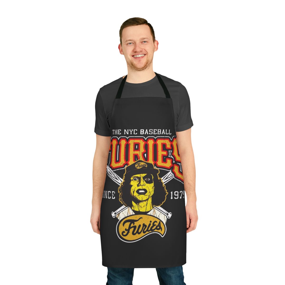 Apron featuring the iconic Baseball Furies gang from the 1970s cult classic film The Warriors
