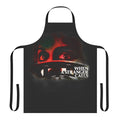 Apron featuring the text "When a Stranger Calls" in a vintage horror style