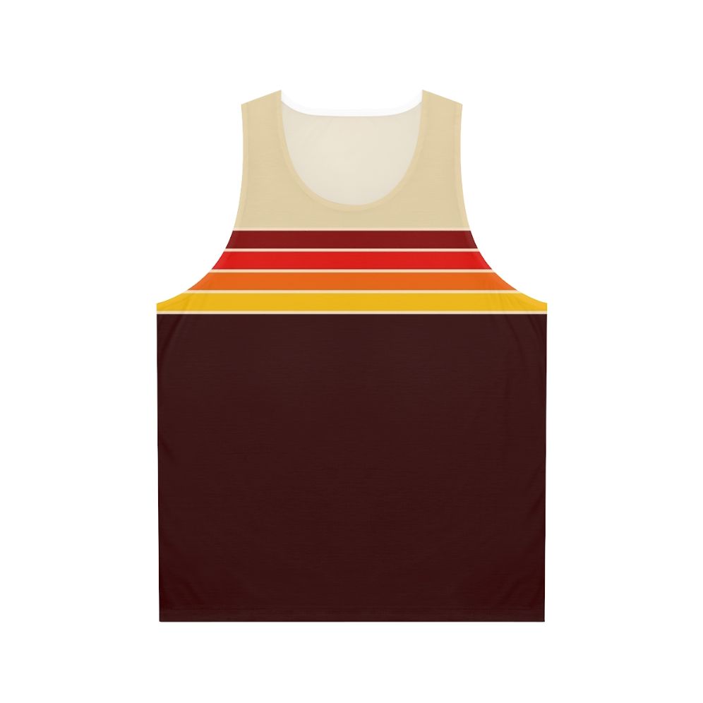 70s retro stripe unisex athletic tank top